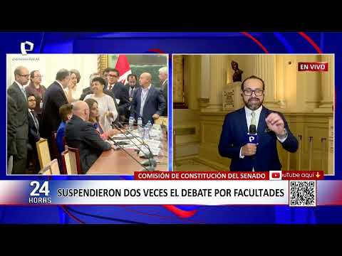 Pedido de facultades: Comisión del Senado suspende sesión “hasta nuevo aviso”