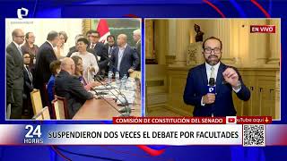 Pedido de facultades: Comisión del Senado suspende sesión “hasta nuevo aviso”