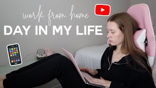 REALISTIC work day in my life vlog | freelance social media manager, content creator, work from home