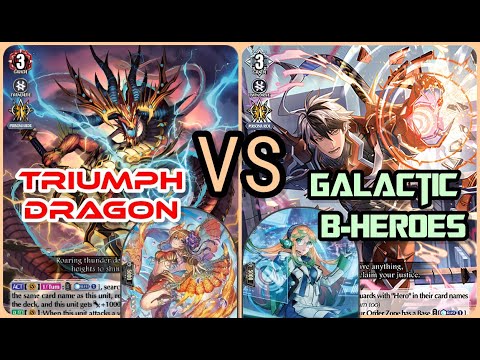 Extra Critical! Triumph Dragon VS B-Heroes | Cardfight Vanguard D: Dragon Empire VS Brandt Gate!!