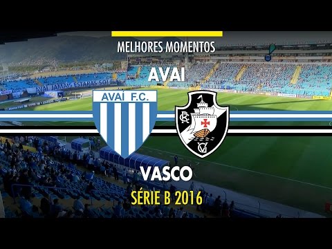 Melhores Momentos - Avaí 2 x 1 Vasco - Série B - 02/07/2016