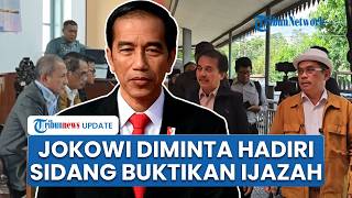 Penggugat CLS Tuntut Jokowi Hadiri Sidang Buktikan Ijazah Asli, Pengacara Presiden ke 7: Berlebihan