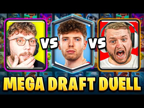 😱🤯BIGSPIN vs. TRYMACS vs. CHEFSTROBEL - MEGA AUSWAHL DUELL! | Clash Royale Deutsch
