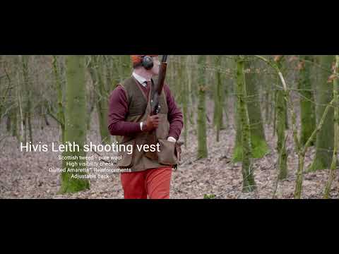 5156 Hivis Leith Tweed Shooting Vest