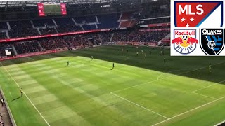 MLSVlog EP1: My First MLS Soccer Game New York Red Bulls Vs San Jose Earthquakes (AWESOME GAME)