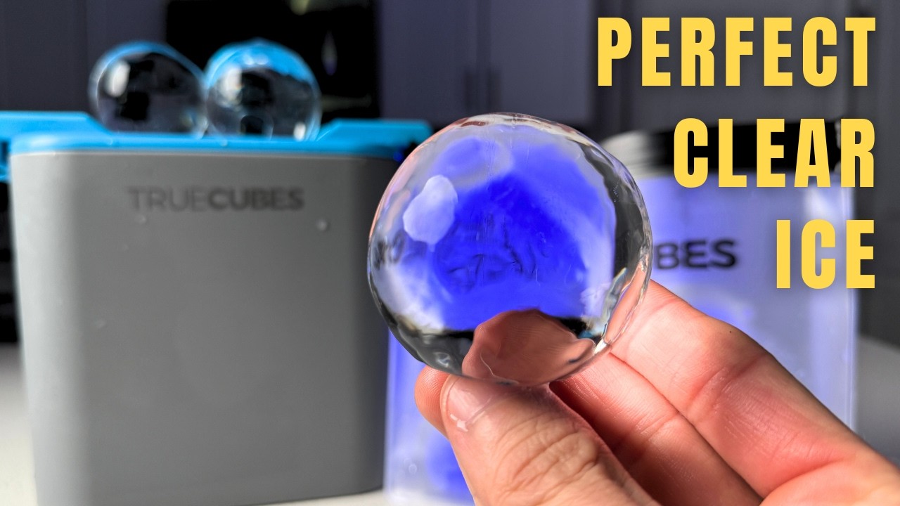 How To Make Crystal Clear Ice Spheres At Home | True Cubes