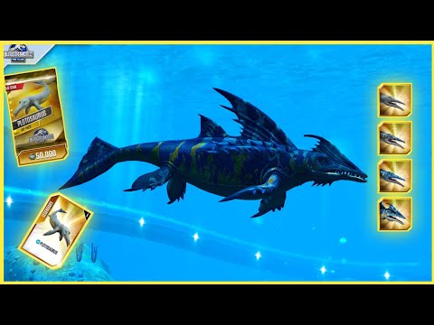 PLOTOSAURUS LEVEL 40 MAX AQUATIC CREATURE | JURASSIC WORLD THE GAME EPS 5