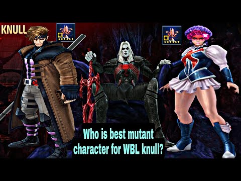Psylocke Captain Britain VS Gambit WBL Knull Comparison - Marvel Future Fight