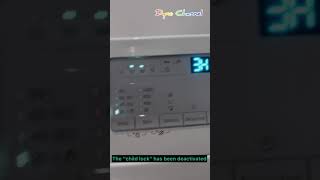 How to Deactivate the Child Lock function on Samsung front load washer