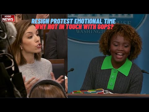 KJP: Dept of Edu resign protest emotional time; Q: why not in touch with GOPs? Black Homeownership?