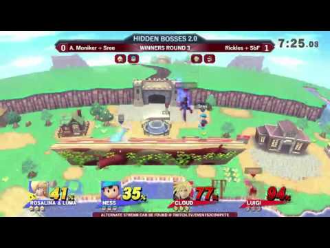 Hidden Bosses 2.0 Doubles  WINNERS ROUND 3 - A. Moniker + Sree vs Rickles + SbF