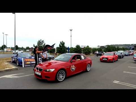 The complete start of the Funball Rally 2018