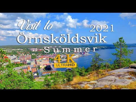 Visit to Örnsköldsvik Summer 2021 | 4K HDR Sweden Travel Vlog 🌞🌿