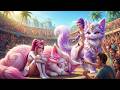 Rumi And Mysticat Vs Team Pink Decisive Duel Zoé Intervenes Hidden Power Huntrix Mysterie