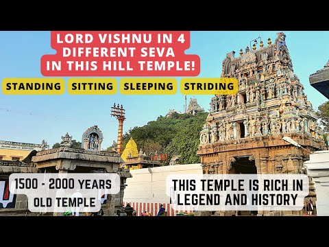 1500 years old temple | Lord Vishnu in 4 different postures in this temple | Thiruneermalai Chennai