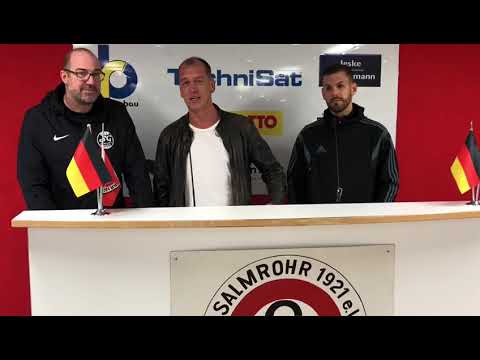 Pressekonferenz nach dem Spiel FSV Salmrohr gegen SG Schneifel mit Jörg Stölben und Lars Schäfer
