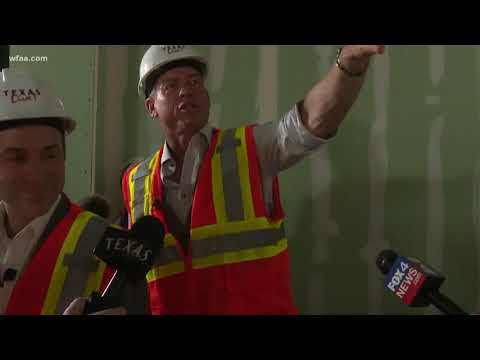 Construction continues on Arlington Globe Life Field and Texas Live