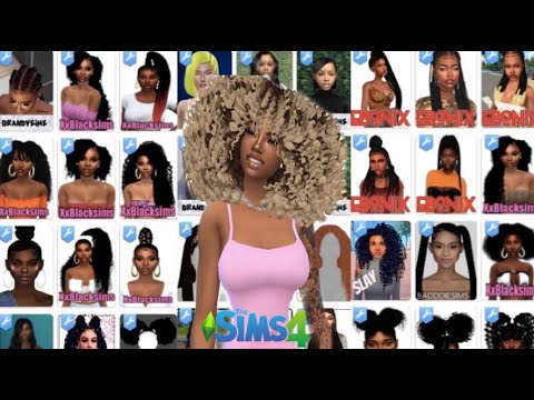Urban Hair CC | The Sims 4 🔥