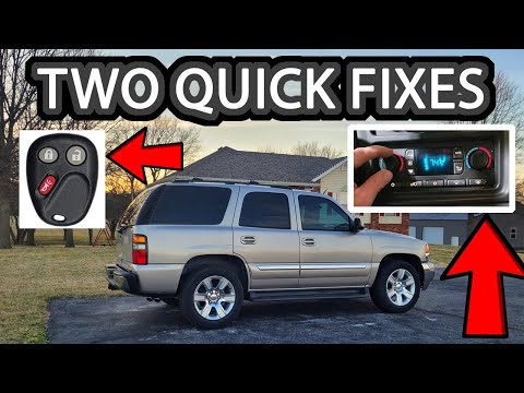 Two Common Issue Fixes for the GMC Yukon (Key fob and A/C Controls Not Responding)
