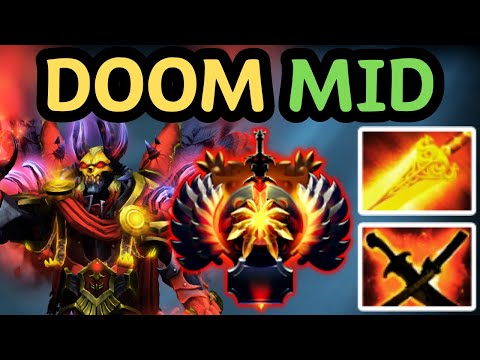 🔥 ABSOLUTE GOD MODE MID DOOM — 0 DEATHS | DOTA 2 🔥