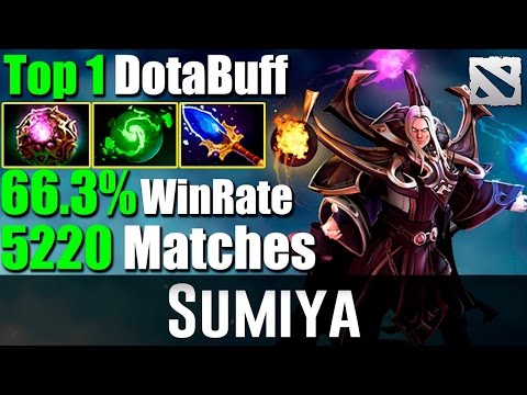 Sumiya 66% win rate Top 1 Invoker in Dotabuff Sumiya Just Dota 2