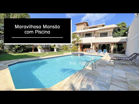 Maravilhosa Mansão com Piscina - Barra da Tijuca - RJ | TL Prime Imóveis