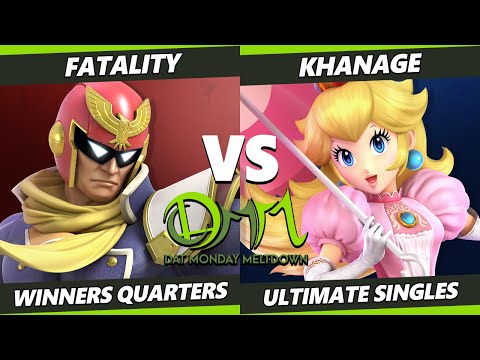 DAT Monday Meltdown 237 - Fatality (Captain Falcon) Vs. Khanage (Peach) SSBU Ultimate Tournament