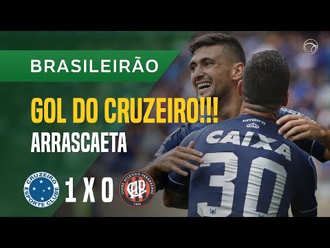 GOL (DE ARRASCAETA) - CRUZEIRO X ATLÉTICO-PR - 05/11 - BRASILEIRÃO 2017