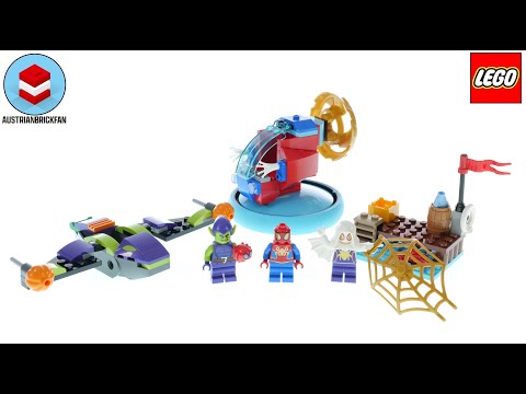 LEGO Spidey and his Amazing Friends 10793 Spidey vs. Green Goblin Speed Build Review