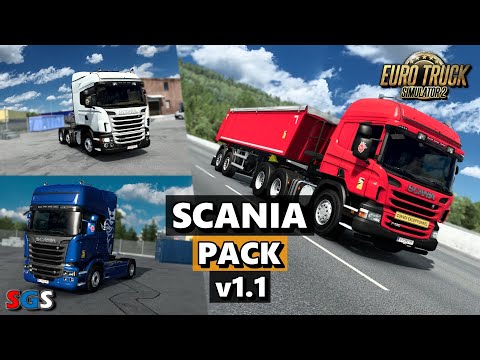 |ETS2 1.47| Scania Pack v1.1 by Schumi [truck Mod]