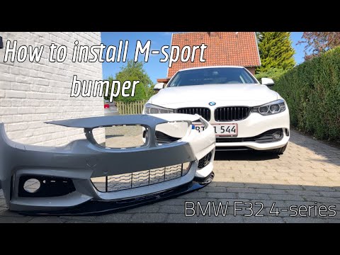 BMW 4-series front M-sport bumper conversion - F32/ F33