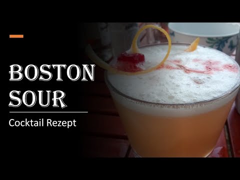 Whiskey Sour / Boston Sour | Cocktail Rezept auf Deutsch