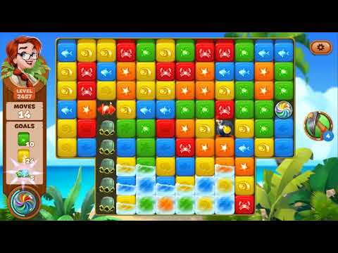 Lost Island Blast Adventure Level 2457 Gameplay