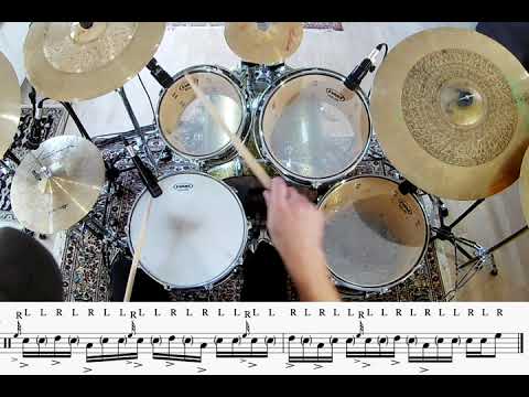 Drum Lick 15 - Vinnie Flams Sevens - Avantgarde Cymbals