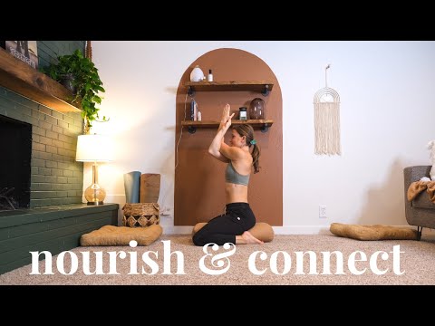 [nourish & connect]: 15 minute yoga & meditation