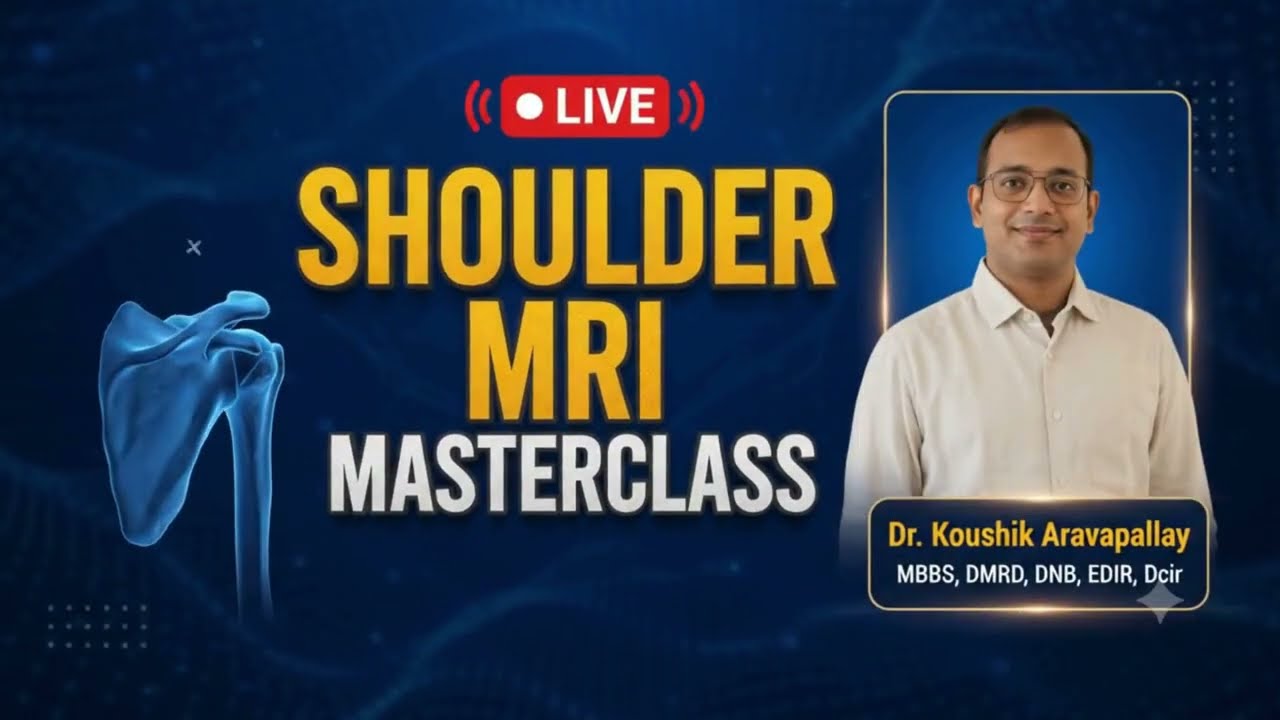 SHOULDER MRI MASTERCLASS –   Register from link in description.