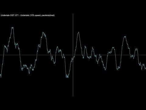 Undertale OST: 073 - The Choice (Vinyl Ver.) (Oscilloscope View)
