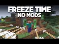 How to FREEZE TIME in Minecraft - no mods full guide