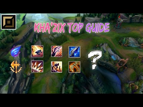 Kha'zix Top lane Guide! Part 1, runes items and evolves!