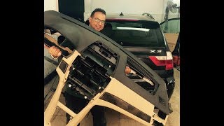 Bmw X3 dashboard removal ( complete guide ) ..Bmw X3  فك تابلوه