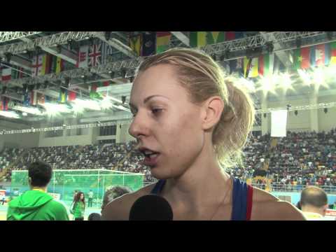 Istanbul 2012 Mixed Zone: Tatyana Chernova RUS