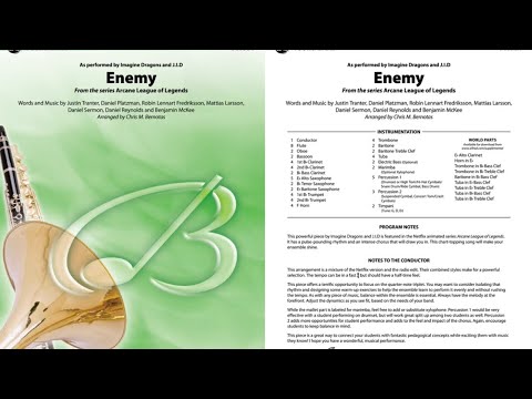 Enemy (Imagine Dragons) arr. Chris M. Bernotas - Intermediate Band | School Bus Driver