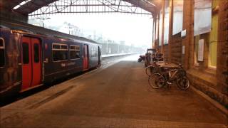 preview picture of video 'Deafening Storm Noise at Penzance Station'