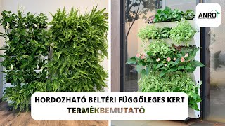 Hordozható függőleges kert - Zöld fal termékbemutató