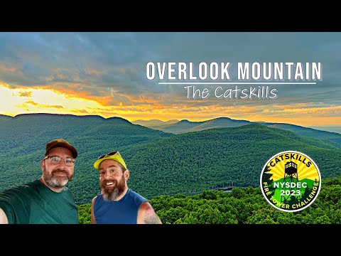 Hiking Overlook Mountain - Epic Catskills Views Above Woodstock at Sunset - Fire Tower, Ruins & More