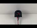 Digitálny voltmeter s panelom - červený 6-30V - Video Youtube
