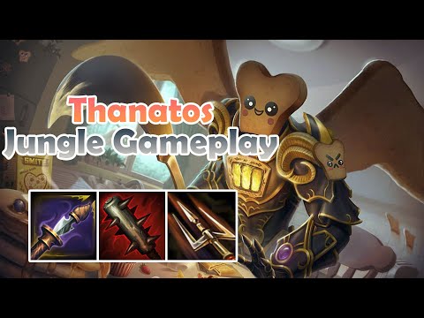 HARD CARRY THANATOS 22-0 BABY!!! | Thanatos Jungle Gameplay | (SMITE Conquest)