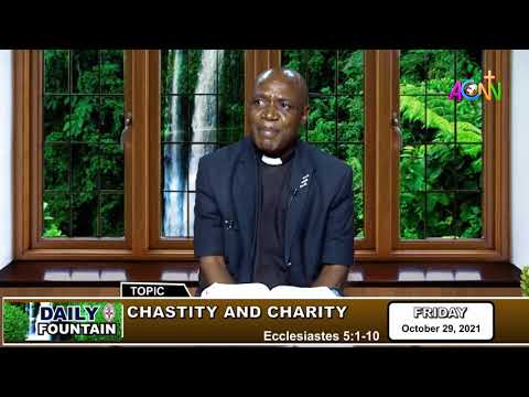 THE DAILY FOUNTAIN DEVOTIONAL OF OCTOBER 29, 2021 - THE VEN. ABOI ACHI