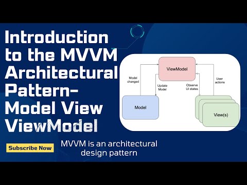 Introduction to the MVVM Architectural Pattern