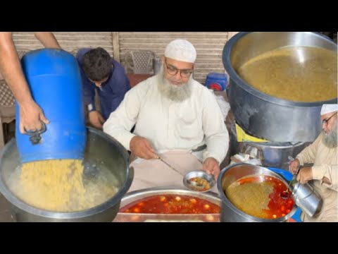 Bao Ji Murgh Chanay or channay Lohari Gate Lahore | Street food Pakistan